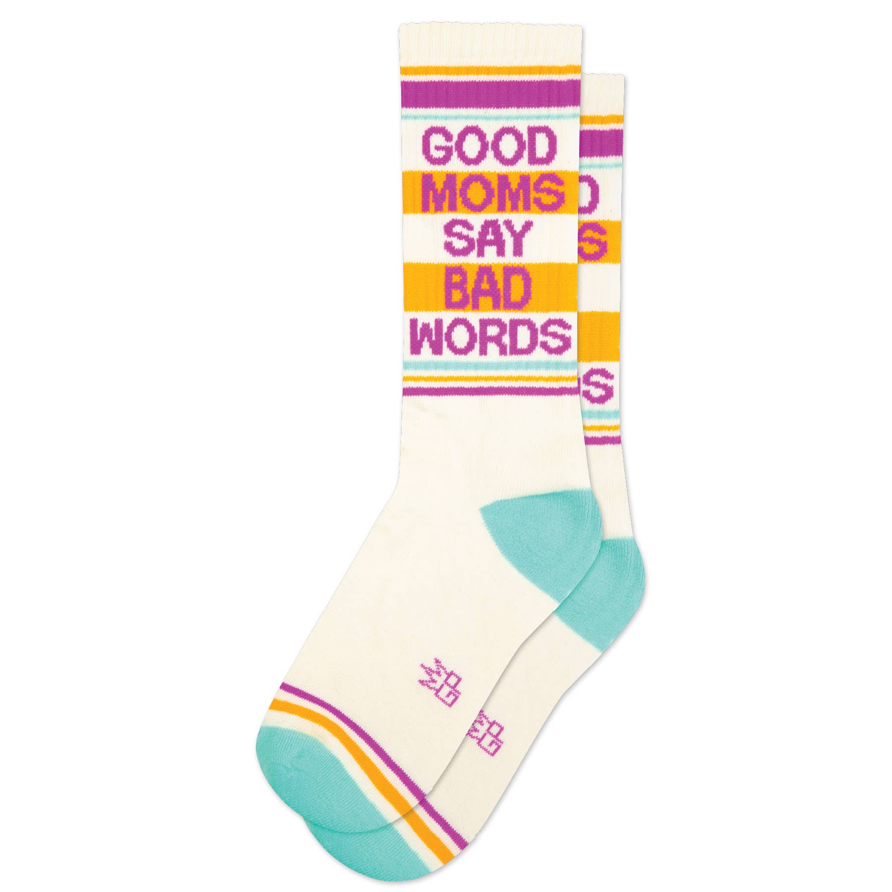 GUMBALL POODLE Good Moms Say Bad Words Gym Crew Socks