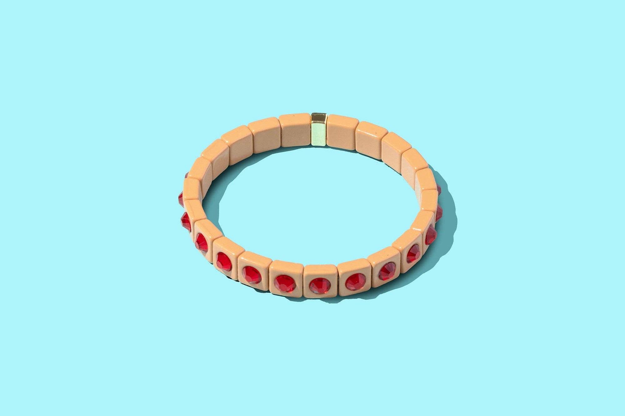 Enamel Stretch Bracelet - Small Gems - Maeve