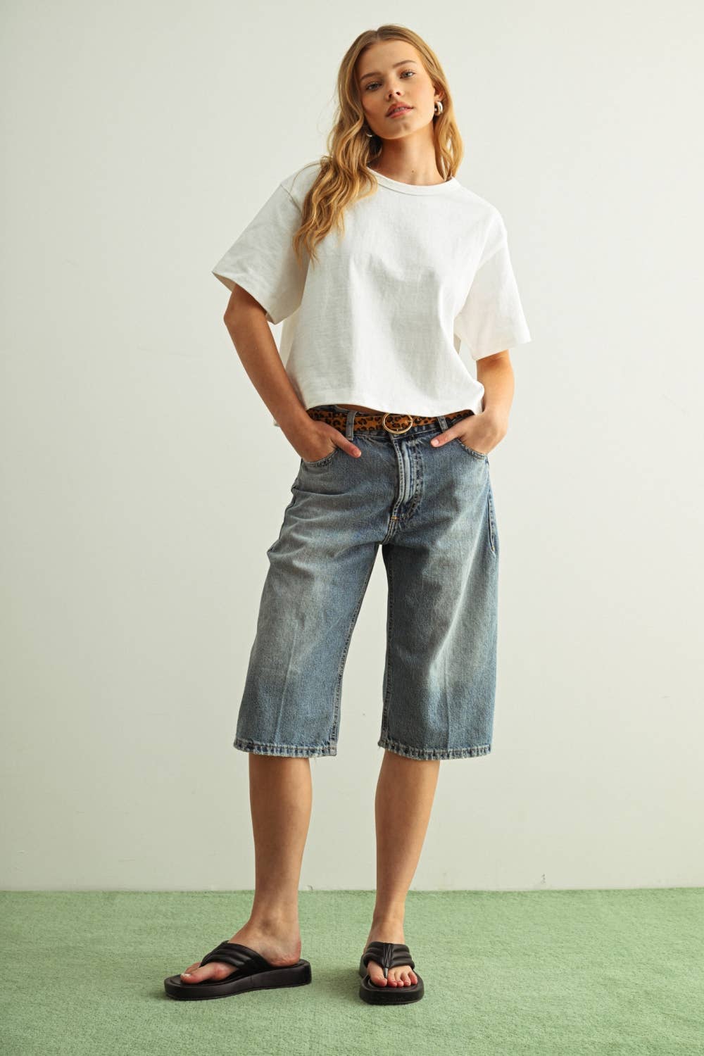 LINEN BLEND TEE