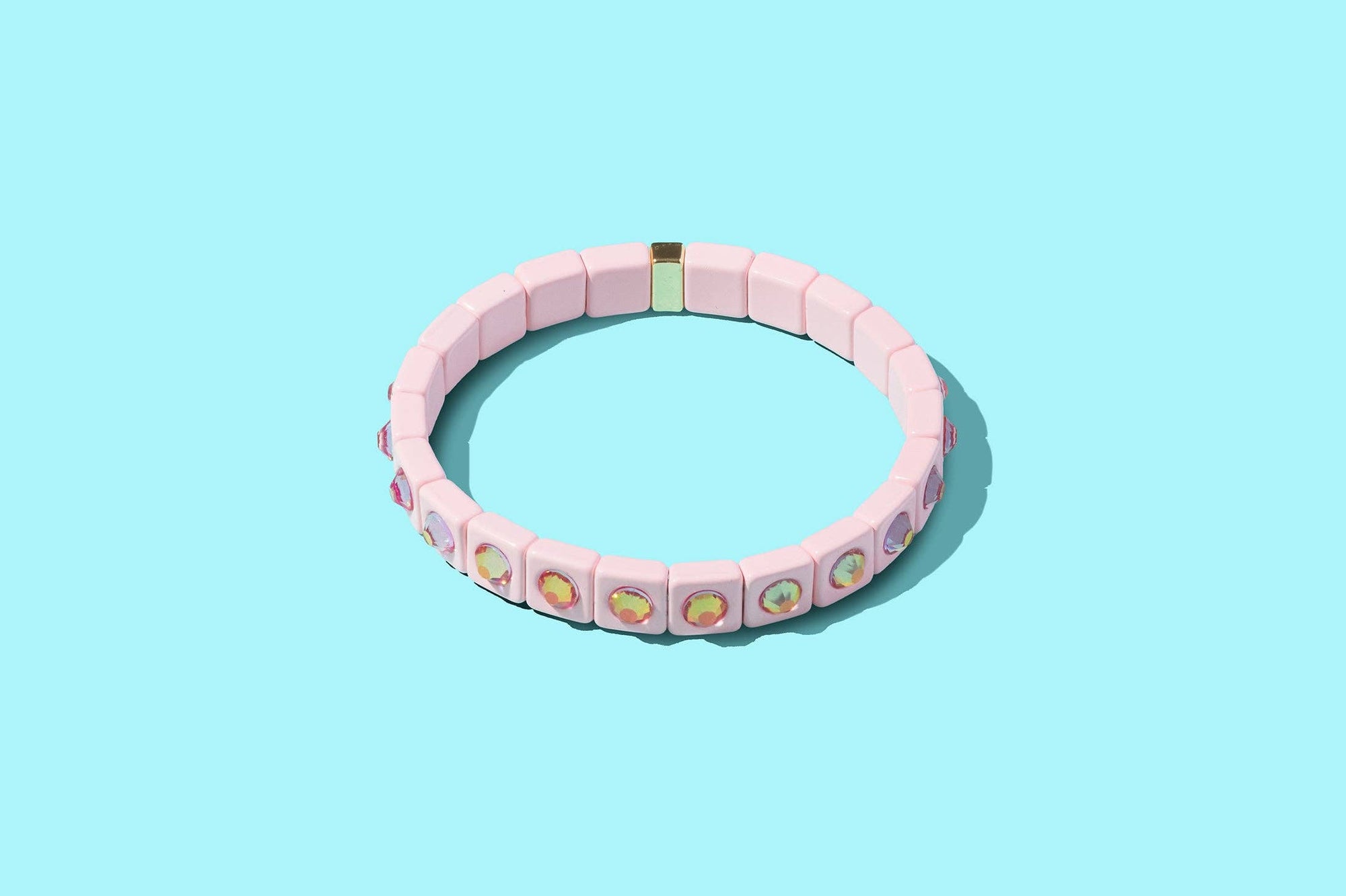 Enamel Stretch Bracelet - Small Gems - Maeve