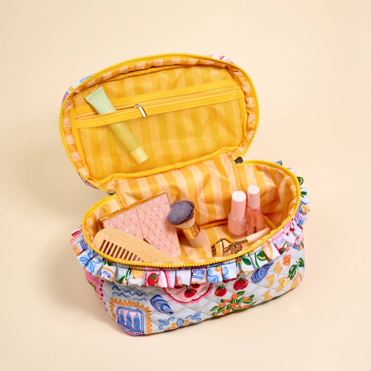 Glam &amp; Go Quilted Cosmetic Bag–Ciao Bella