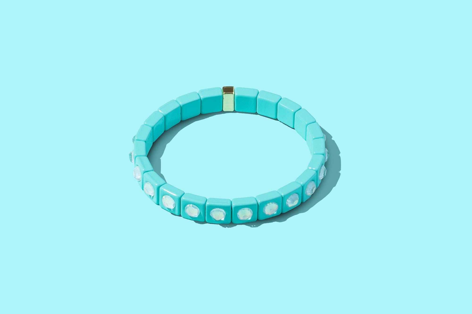 Enamel Stretch Bracelet - Small Gems - Maeve