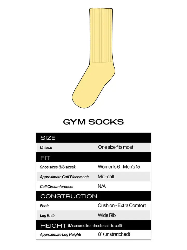 GUMBALL POODLE Good Moms Say Bad Words Gym Crew Socks