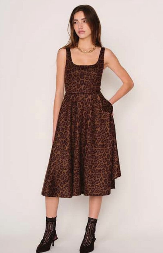 AUDREY LEOPARD DRESS