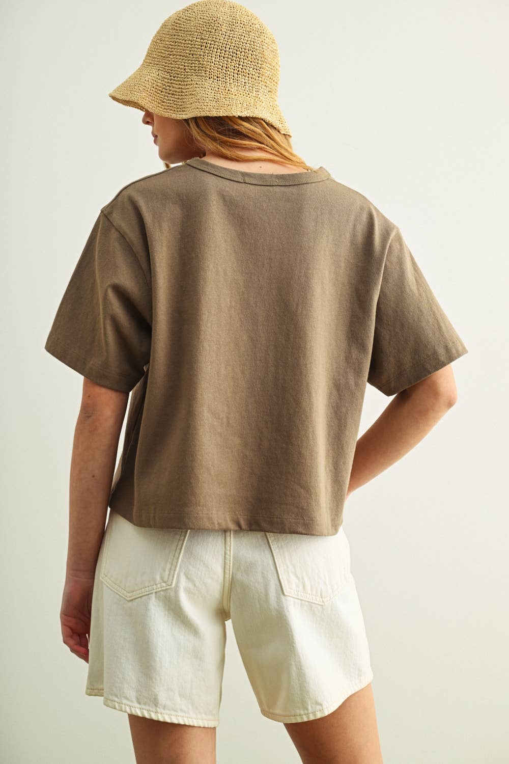 LINEN BLEND TEE
