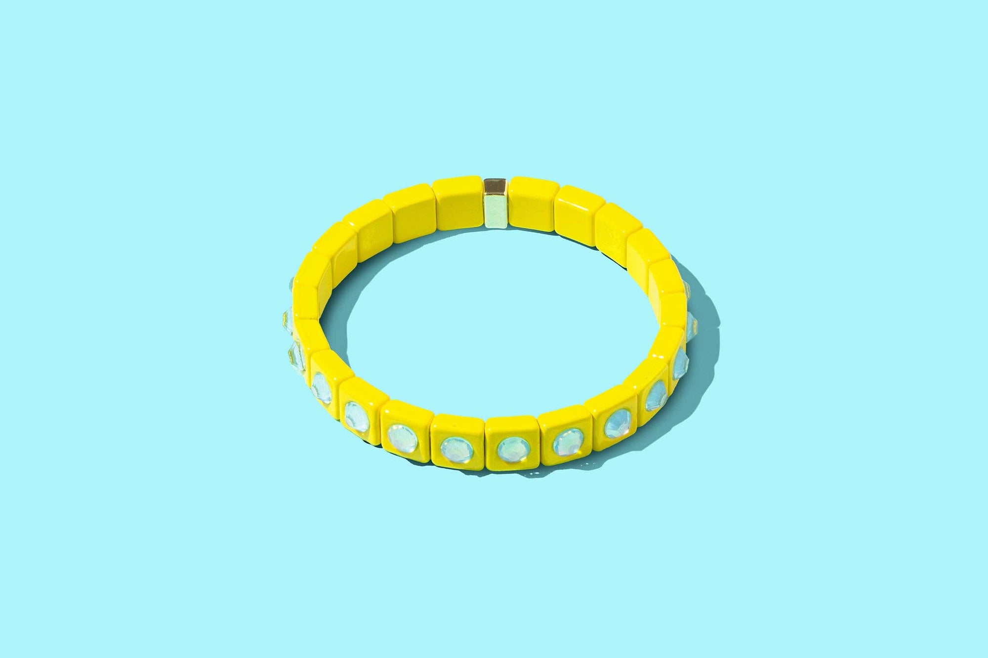 Enamel Stretch Bracelet - Small Gems - Maeve