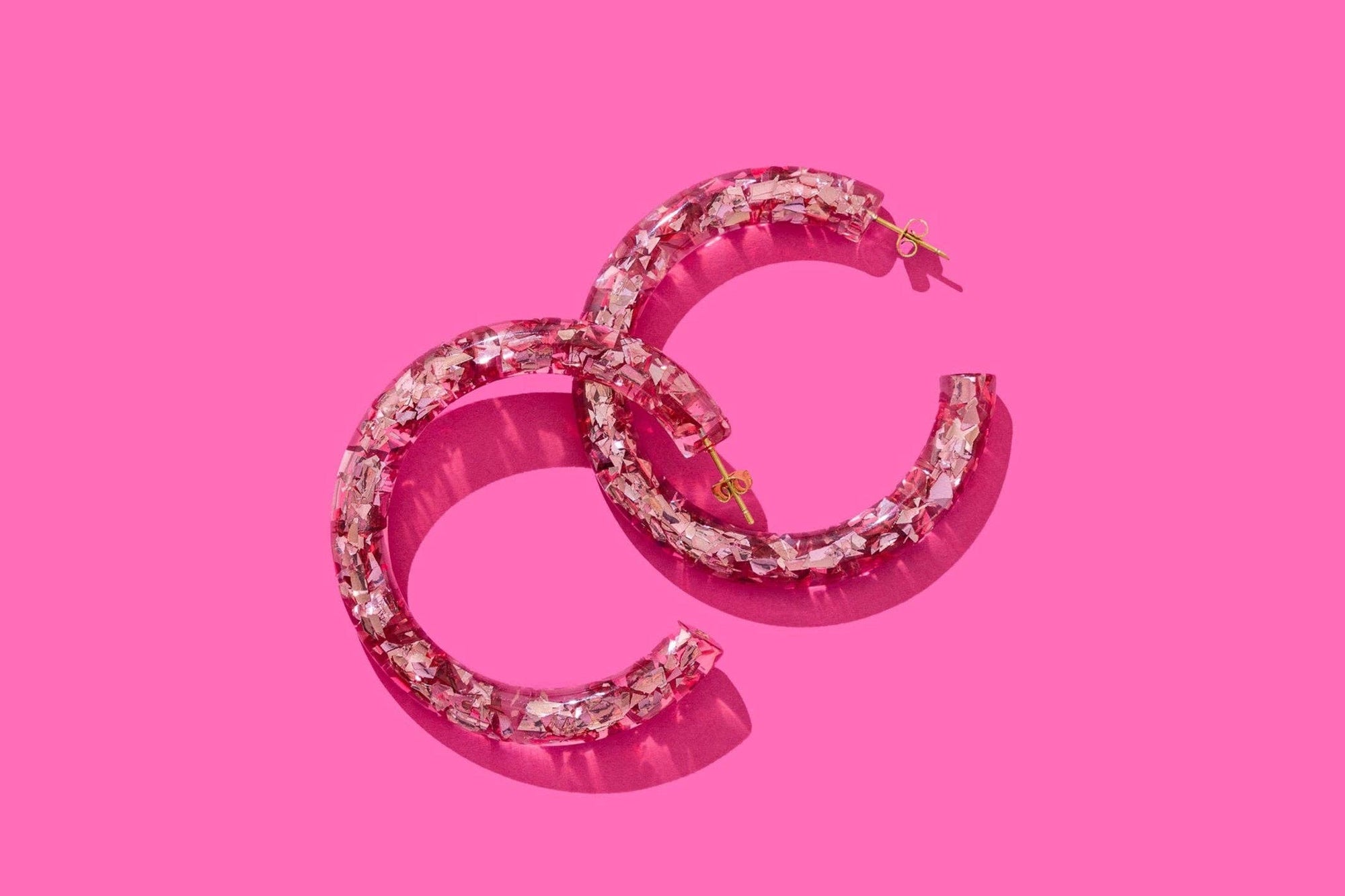 Confetti Hoop Earrings