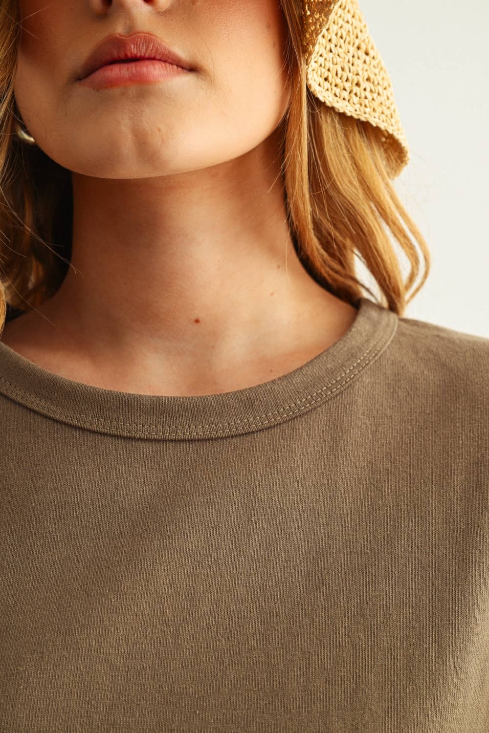 LINEN BLEND TEE