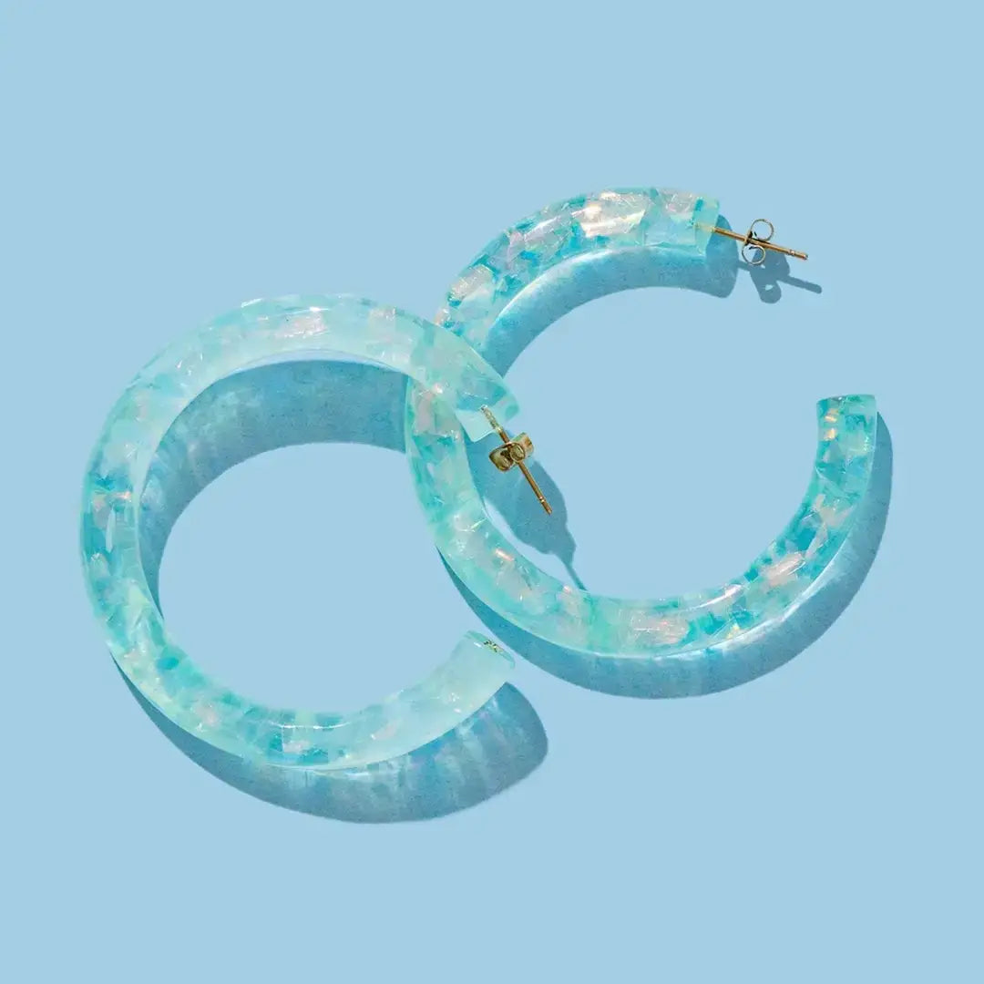 Confetti Hoop Earrings