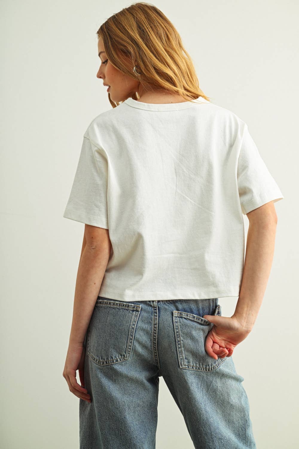 LINEN BLEND TEE